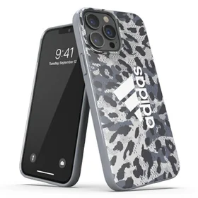 Adidas OR SnapCase Leopardinis dėklas iPhone 13 Pro / iPhone 13 - pilkas