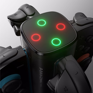 "AmazingThing Thunder Pro PlayDock" įkroviklis "Nintendo Switch 2" valdikliams - juodas