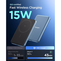 Spigen EA2205MQ Essential MagSafe 5000MAH 22.5W QI2 išorinė baterija - Navy mėlynas