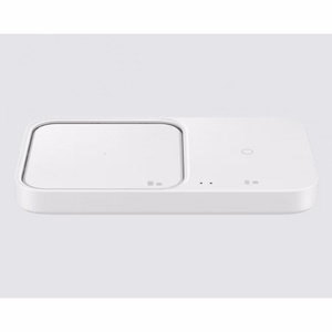 Belaidis įkroviklis Samsung Duo EP-P5400TWEGEU baltas 15W (su įkrovikliu ir laidu) / 100% originalus /