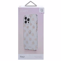 Uniq Coehl Fleur dėklas telefonui iPhone 13 Pro / iPhone 13 - rožinė