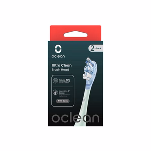 Oclean Ultra White šepetėlio galvutė 2 vnt. UW01 G02 žalia