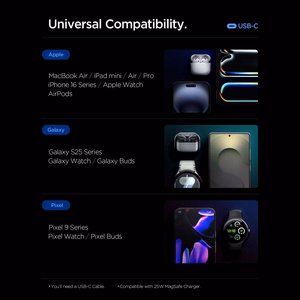 Spigen Essential EE472EU 2 jungtciu USC-C 47W sieninis ikroviklis - Juodas