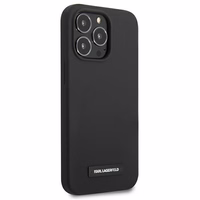 Karl Lagerfeld silikoninis dėklas iPhone 13 Pro Max - juodas