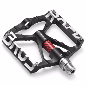 Rockbros 37213071001 aliuminio lydinio dviračio pedalai - juodi