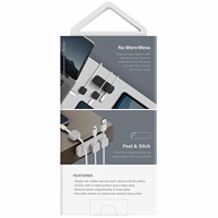 UNIQ Pod Mag magnetinis laidų organizatorius + bazė tamsiai pilkas/anglies tamsiai pilkas