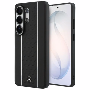 Mercedes Laurel Leaves Vertical Stripes MagSafe Dėklas for Samsung Galaxy S26 Ultra - juodas and baltas