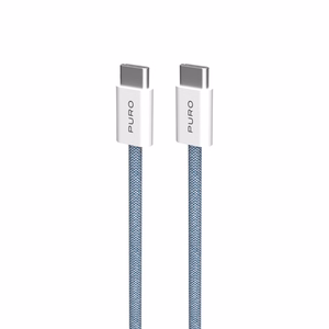 Puro Fabrik 60W USB-C - USB-C kabelis 1.5m - mėlynas
