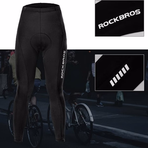 Rockbros RK20043XL kvėpuojančios dviratininko kelnės su XXXL paminkštinimu - juoda