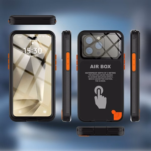 Atsparus vandeniui dėklas SHELLBOX AIRBOX 6.1 universalus juodas