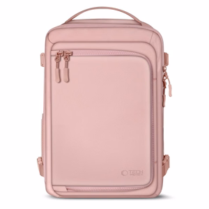 Tech-Protect Defender S50 kuprinė Ryanair ir Wizzar, 20L nešiojamam kompiuteriui - rožinė