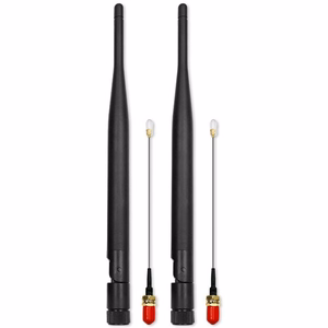 Qoltec 57046 Wi-Fi antena 2,4/2,5 GHz | 5,1/5,8 GHz | 5dBi | įvairiakryptis | Vidinis