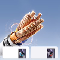 Joyroom S-A28 Flash serijos 3A USB-A - USB-C kabelis 1m - baltas