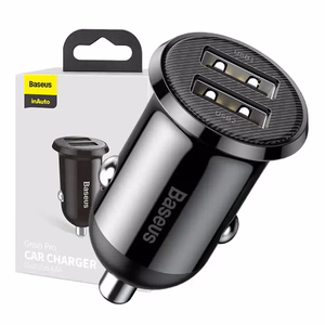 Baseus Gain Pro Universal Black Cigar lighter Fast charging Auto