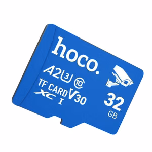 Atminties kortelė „microSD“, 16 GB, klasė 10, UH-1, U3, V30, A2, „Hoco“, mėlyna