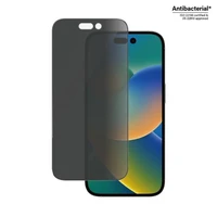 PanzerGlass Ultra-Wide Fit Apsauginis Stiklas Antibakterinis Privatumas su Pozicionieriumi telefonui iPhone 14 Pro