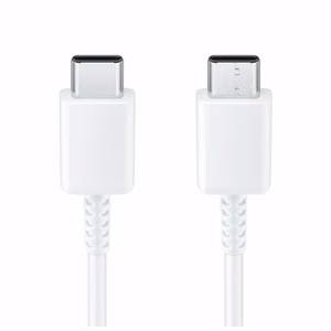 USB kabelis Samsung EP-DA705BWE 25W 3A Type-C-Type-C 1.0m baltas