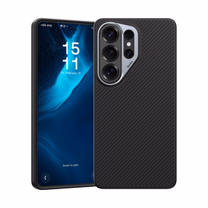 Benks Magnetic Armor Pro Kevlar Dėklas Metal Frame 600D (G050) for Samsung Galaxy S26 Ultra juodas