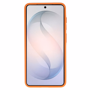 Liavec Soft Dėklas Metal Frame for Samsung Galaxy S26 oranžinis