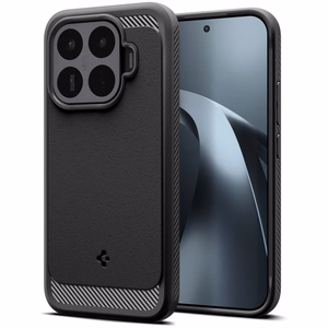 Spigen Rugged Armor dėklas, skirtas Xiaomi 17T, matinis juodas