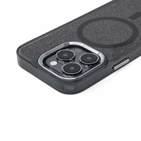 "Samsung Galaxy A37" blizgantis dėklas, suderinamas su "MagSafe" - juodas