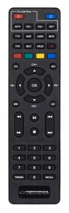 Esperanza EV106P – DVB-T2 H.265/HEVC skaitmeninės antžeminės televizijos imtuvas, juodas