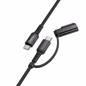Kabelis 2in1 USB C į USB C / Mag3 Hoco 240W 1,8 m U142 juodas