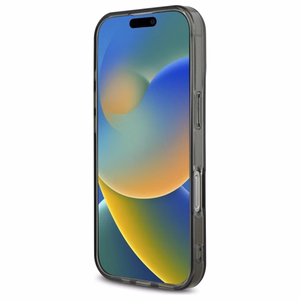 Guess IML širdies dėklas telefonui iPhone 16 Pro Max - juoda