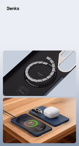 Benks Magnetic Armor Tint Kevlar 1000D (B050) for Samsung Galaxy S26 Ultra mėlynas