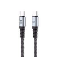 Forever Braix laidas USB-C - USB-C 1,0 m 60W juodas
