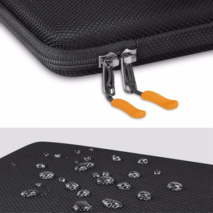 Tech-Protect Hardpouch dėklas 15-16 colių nešiojamam kompiuteriui juodas ir oranžinis
