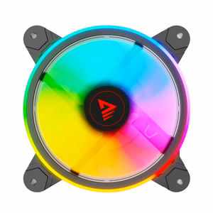 SAVIO FAN-01 4 vnt. 120 mm ARGB ventiliatorių, įskaitant valdiklį ir nuotolinio valdymo pultą