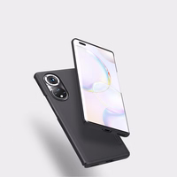 Nillkin Super Frosted Shield sustiprintas dėklas Honor 50 Pro juodas