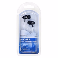 Vakoss LT-437EX Ausinės be mikrofono ir ausinės su mikrofonu Laisvų rankų įranga Vielinis Įkišamos į ausį Muzika Juoda