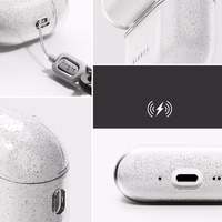 Ringke Air dėklas AirPods Pro 3 skaidrus su blizgučiais