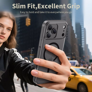 Tech-Protect MagSlim Magnetinis dėklas telefonui iPhone 17 Pro - matinė juoda