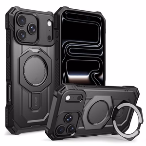 Tech-Protect MagForce MagSafe dėklas, skirtas iPhone 17 Pro Max / 18 Pro Max – matinis juodas