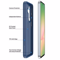 Dėklas Dux Ducis Yind Samsung A576 A57 5G tamsiai mėlynas