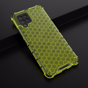 Honeycomb dėklas šarvuotas su TPU buferiu Samsung Galaxy A42 5G žalias