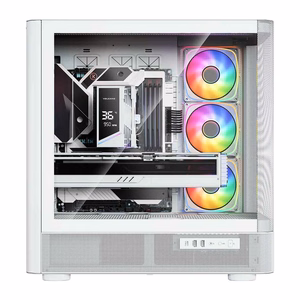 MODECOM kompiuterio korpusas Volcano AQ500 ARGB Midi Balta