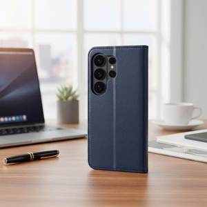 Atverčiamas dėklas Xiaomi Redmi A7 PRO Split Book, tamsiai mėlynas ir raudonas