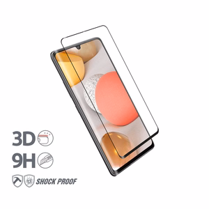 Crong 3D Armor Glass Full Glue 9H grūdintas apsauginis ekrano stiklas, skirtas Samsung Galaxy A42 5G