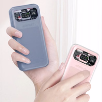 Acefast išorinė baterija 10000mAh Sparkling Series greitas įkrovimas 30W pilka (M1)