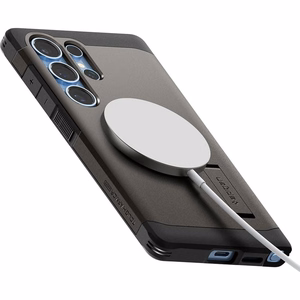 Spigen Tough Armor MagSafe Dėklas telefonui Samsung Galaxy S25 Ultra - pilkas