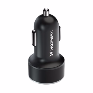 Įkroviklis automobilinis Wozinsky (WDCCAC) (1xUSB 1xUSB-C 3A) 36W juodas