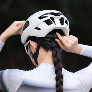 Rockbros LK-15 Carbon Fiber Bike Helmet 58-62cm - Light Gray
