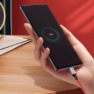 Ugreen US294 USB-C - USB-C 3A 480Mb/s laidas 1m raudonas