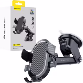 Blavec Automobilio laikiklis BH-08 prie priekinio stiklo / prietaisų skydo (BH08-WSB) juodas
