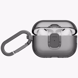 Uniq Glase Pro deklas AirPods Pro 3 Lock deklas - skaidrus juodas