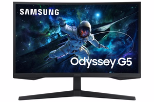 Samsung G55C kompiuterio monitorius 68,6 cm (27") 2560 x 1440 pikseliai Quad HD LED Juoda